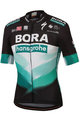 SPORTFUL Koszulka kolarska z krótkim rękawem - BORA HANSGROHE 2020 - zielony/czarny