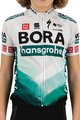 SPORTFUL Koszulka kolarska z krótkim rękawem - BORA 2021 KIDS BOH - zielony/szary