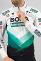 SPORTFUL Kolarska ocieplana kurtka - BORA HANSGROHE 2021 - zielony/szary