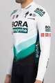 SPORTFUL Zimowa koszulka kolarska z długim rękawem - BORA 2021 WINTER - szary/zielony