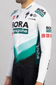 SPORTFUL Zimowa koszulka kolarska z długim rękawem - BORA 2021 WINTER - szary/zielony