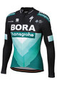SPORTFUL Zimowa koszulka kolarska z długim rękawem - BORA 2019 WINTER - czarny/zielony