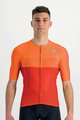 SPORTFUL Koszulka kolarska z krótkim rękawem - LIGHT PRO - pomarańczowy