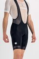 SPORTFUL Krótkie spodnie kolarskie z szelkami - NEO - czarny