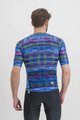 SPORTFUL Koszulka kolarska z krótkim rękawem - GLITCH BOMBER - kolorowy/niebieski
