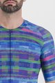 SPORTFUL Koszulka kolarska z krótkim rękawem - GLITCH BOMBER - kolorowy/niebieski