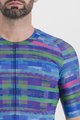 SPORTFUL Koszulka kolarska z krótkim rękawem - GLITCH BOMBER - niebieski