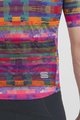 SPORTFUL Koszulka kolarska z krótkim rękawem - GLITCH BOMBER - kolorowy/różowy