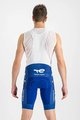 SPORTFUL Krótkie spodnie kolarskie z szelkami - TOTAL ENERGIES 2022 - biały/niebieski