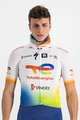 SPORTFUL Komin kolarski - TOTAL ENERGIES 2022 - pomarańczowy/biały/niebieski/żółty