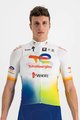 SPORTFUL Kamizelka kolarska - TOTAL ENERGIES 2022 - pomarańczowy/niebieski/żółty/biały