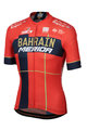 SPORTFUL Koszulka kolarska z krótkim rękawem - BAHRAIN MERIDA 2019 - czerwony/niebieski