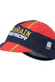SPORTFUL Czapka kolarska - BAHRAIN MERIDA 2019 - niebieski/czerwony