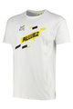 TDF Kolarska koszulka z krótkim rękawem - TDF ROUTE - biały