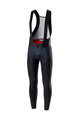 CASTELLI Długie spodnie kolarskie z szelkami - TEAM SKY 2019 WINTER - czarny