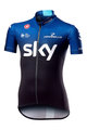 CASTELLI Koszulka kolarska z krótkim rękawem - TEAM SKY KID 2019  - czarny/biały/niebieski