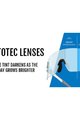 TIFOSI Okulary kolarskie - RAIL XC FOTOTEC - przezroczysty/biały