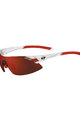 TIFOSI Okulary kolarskie - PODIUM XC - czerwony/przezroczysty