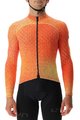 UYN Zimowa koszulka kolarska z długim rękawem - SPECTRE WINTER - czarny/pomarańczowy