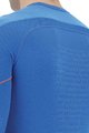 UYN Kolarska koszulka z długim rękawem - EVOLUTYON  - niebieski