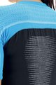 UYN Koszulka kolarska z krótkim rękawem - GRANFONDO LADY - niebieski/czarny