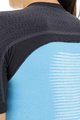 UYN Koszulka kolarska z krótkim rękawem - GRANFONDO LADY - antracyt/jasnoniebieski