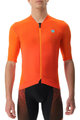 UYN Koszulka kolarska z krótkim rękawem - BIKING AIRWING - czarny/pomarańczowy