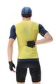 UYN Koszulka kolarska z krótkim rękawem - BIKING GARDA - żółty/niebieski