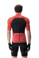 UYN Koszulka kolarska z krótkim rękawem - BIKING WAVE - czarny/czerwony