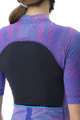 UYN Koszulka kolarska z krótkim rękawem - BIKING WAVE LADY - fioletowy