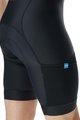 UYN Krótkie spodnie kolarskie z szelkami - ADVENTOUR CARGO - czarny