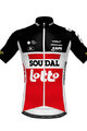 Koszulka kolarska z krótkim rękawem - LOTTO SOUDAL 2020 - biały/czerwony/czarny