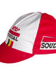 Czapka kolarska - LOTTO SOUDAL 2019 - czerwony/biały