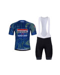 BONAVELO Krótka koszulka kolarska i spodenki - SOUDAL-QUICKSTEP 2026 - czarny/niebieski/zielony