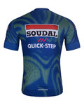 BONAVELO Krótka koszulka kolarska i spodenki - SOUDAL-QUICKSTEP 2026 - czarny/niebieski/zielony