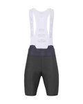 HOLOKOLO Krótka koszulka kolarska i spodenki - AEROLITE - antracyt/zielony