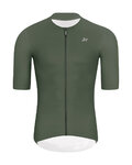 HOLOKOLO Krótka koszulka kolarska i spodenki - ELEVATE - brązowy/zielony