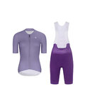 RIVANELLE Krótka koszulka kolarska i spodenki - ELEVATE - fioletowy
