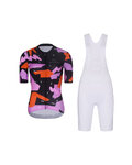 RIVANELLE Krótka koszulka kolarska i spodenki - BIKE´S GOOD - biały/kolorowy/czarny