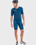 ALÉ Kombinezon kolarski - TRIATHLON  MAUI LONG TRI SS - niebieski