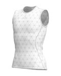 ALÉ Kolarski bezrękawnik - QUARK LESS - biały