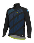 ALÉ Kolarska ocieplana kurtka - PR-R TAK WOOL THERMO - czarny/niebieski