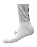ALÉ Kolarskie klasyczne skarpetki - ACCESSORI FENCE - biały/czarny