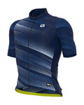 ALÉ Koszulka kolarska z krótkim rękawem - PR-R GREEN SPEED - niebieski