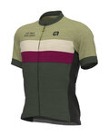 ALÉ Koszulka kolarska z krótkim rękawem - OFF ROAD - GRAVEL CHAOS - zielony