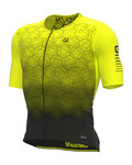 ALÉ Koszulka kolarska z krótkim rękawem - R-EV1  VELOCITY - żółty