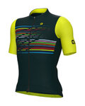 ALÉ Koszulka kolarska z krótkim rękawem - LOGO PR-S - zielony