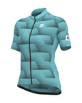 ALÉ Koszulka kolarska z krótkim rękawem - SOLID SHARP LADY - jasnoniebieski