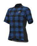ALÉ Koszulka kolarska z krótkim rękawem - OFF ROAD - GRAVEL SCOTTISH LADY - niebieski