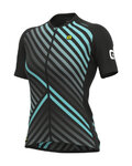 ALÉ Koszulka kolarska z krótkim rękawem - PR-R FAST LADY - czarny